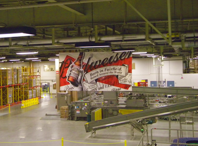 Anheuser - Busch Brewery Company. Giving Tours