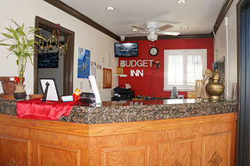 Front lobby at Budget Inn of Fairfield